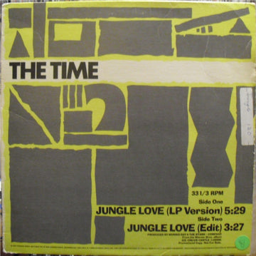 The Time : Jungle Love (12", Promo)