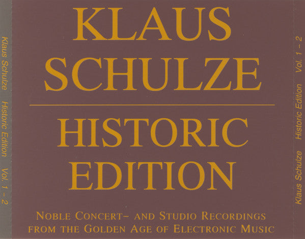 Klaus Schulze : Historic Edition (10xCD, Album, Ltd)