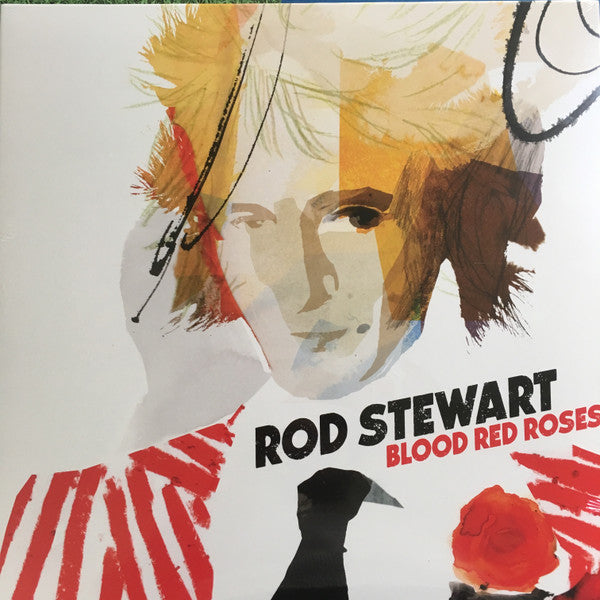 Rod Stewart : Blood Red Roses (2xLP, Album)