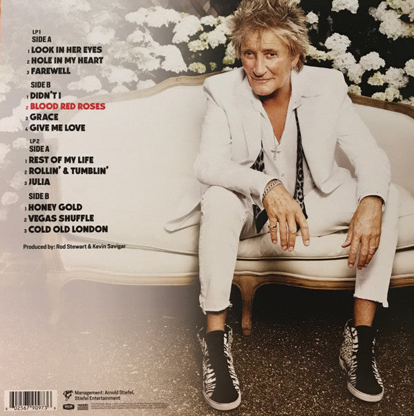 Rod Stewart : Blood Red Roses (2xLP, Album)
