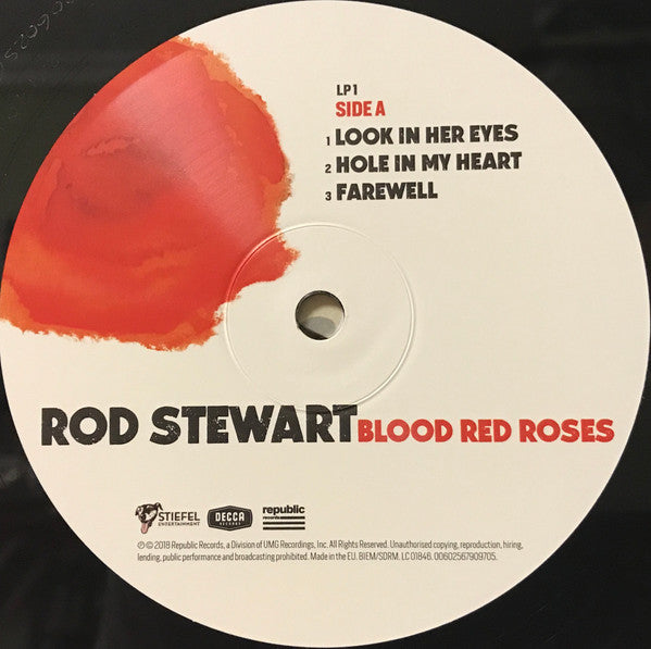 Rod Stewart : Blood Red Roses (2xLP, Album)