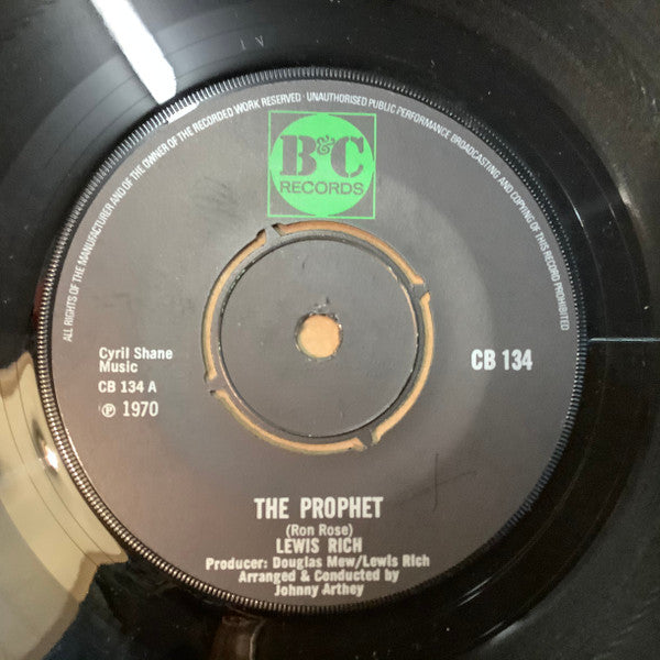 Lewis Rich : The Prophet (7", Single)