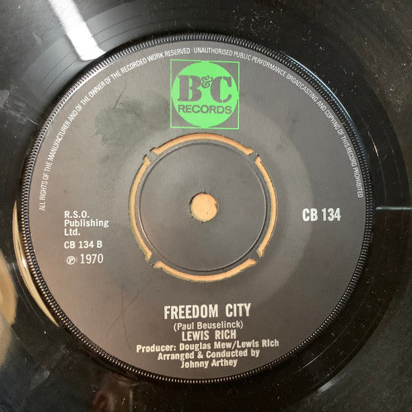 Lewis Rich : The Prophet (7", Single)