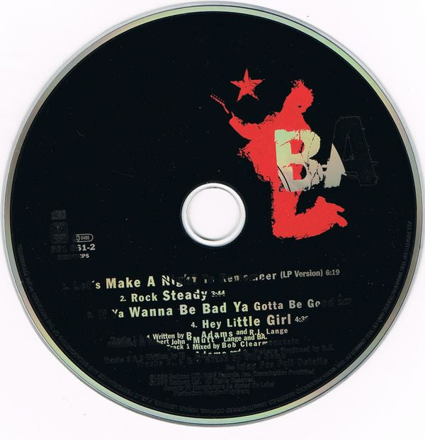 Bryan Adams : Let's Make A Night To Remember (CD, Maxi)