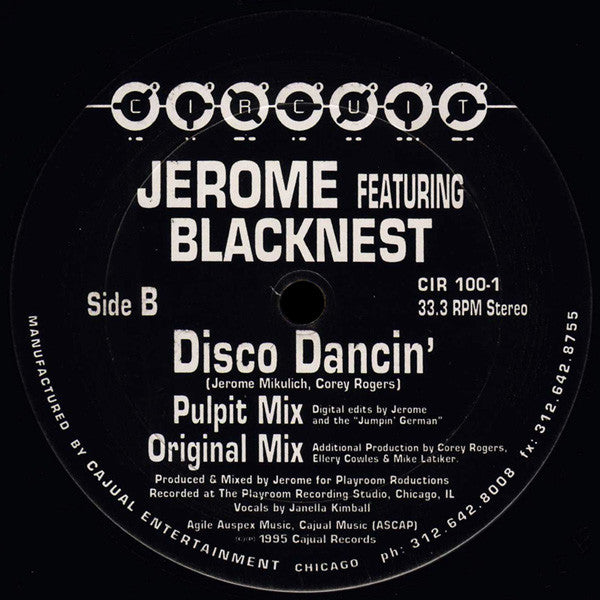 Jerome Mikulich Featuring Black Nest : Disco Dancin' (12")