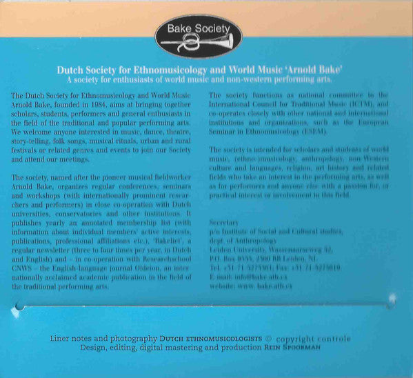 Various : Field Recordings Of Dutch Ethnomusicologists 1938-2000 (CD, Comp)
