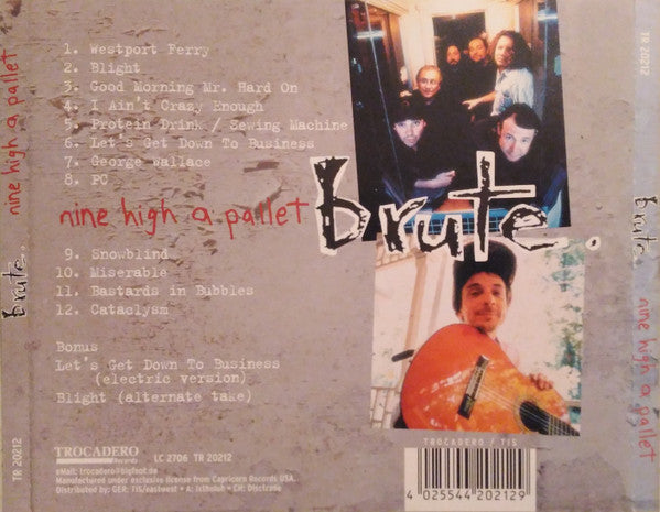 Brute (2) : Nine High A Pallet (CD, Album, RE)