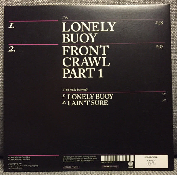 Joe Lean & The Jing Jang Jong : Lonely Buoy (7", Single, Ltd, Num, #1)