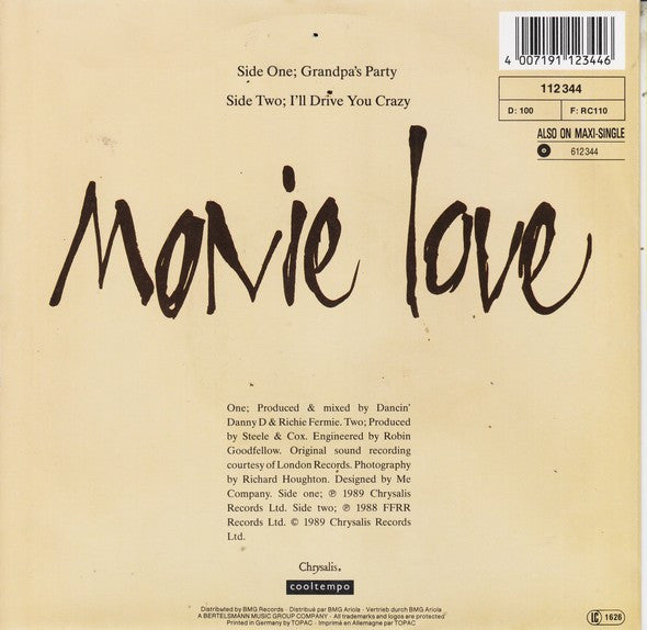 Monie Love : Grandpa's Party (7", Single)