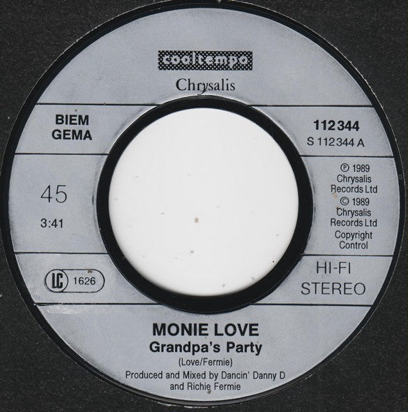Monie Love : Grandpa's Party (7", Single)
