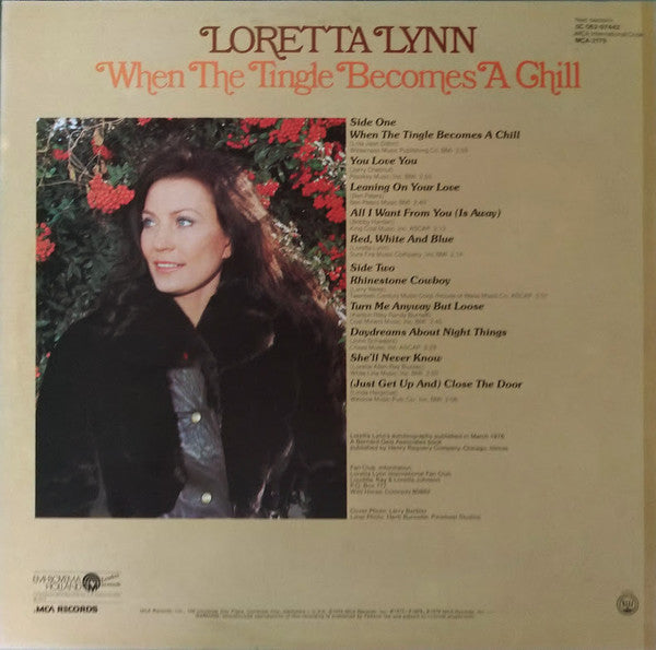 Loretta Lynn : When The Tingle Becomes A Chill (LP, Album)
