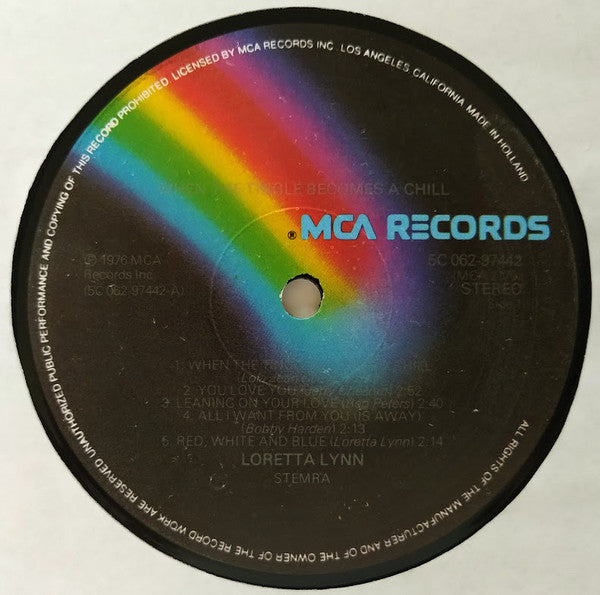 Loretta Lynn : When The Tingle Becomes A Chill (LP, Album)