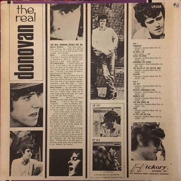 Donovan : The Real Donovan (LP, Album, Comp)