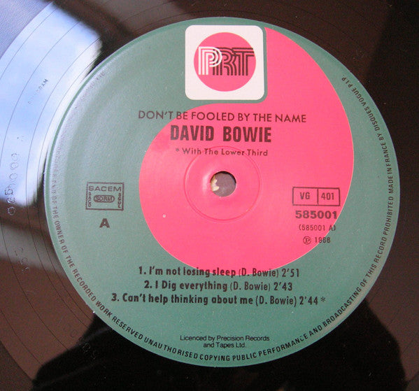 David Bowie : Don't Be Fooled By The Name (LP, MiniAlbum, Comp)