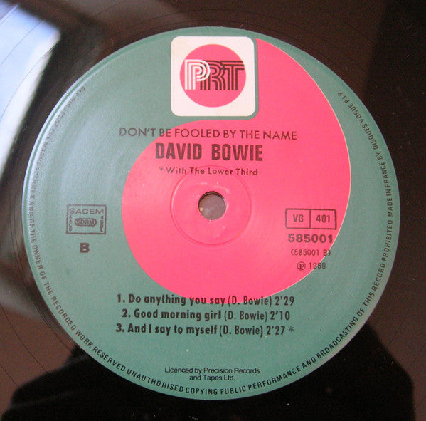 David Bowie : Don't Be Fooled By The Name (LP, MiniAlbum, Comp)