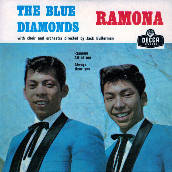 The Blue Diamonds : Ramona (7", EP, Mono)