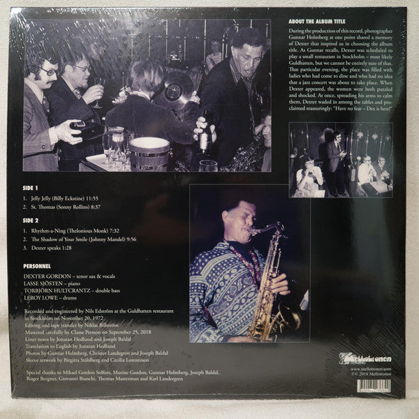 Dexter Gordon : Have No Fear, Dex Is Here (LP)