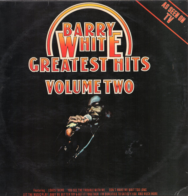 Barry White : Greatest Hits Volume Two (LP, Comp, Gar)