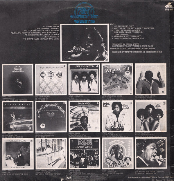 Barry White : Greatest Hits Volume Two (LP, Comp, Gar)