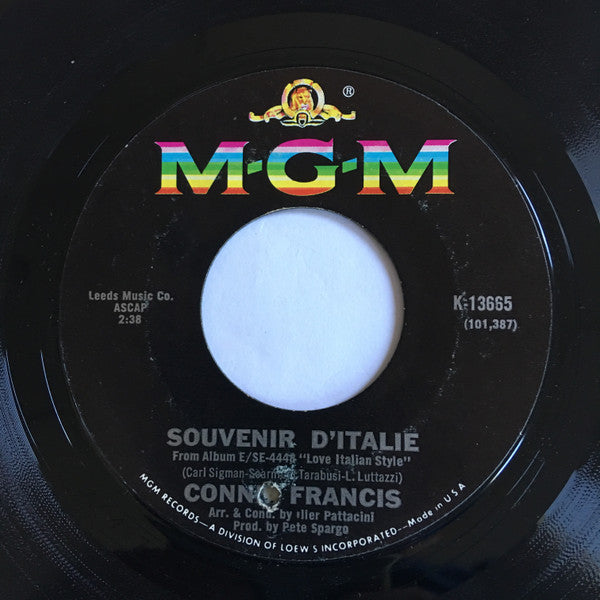 Connie Francis : Another Page (7", Single)