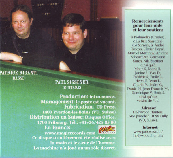 Hollywood Hunters : Dédicaces (CD)