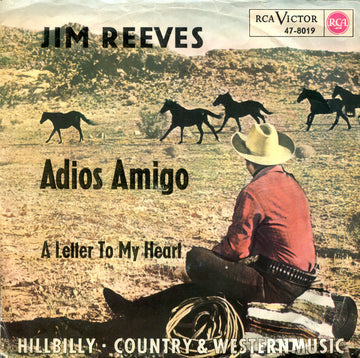 Jim Reeves : Adios Amigo (7", RE)