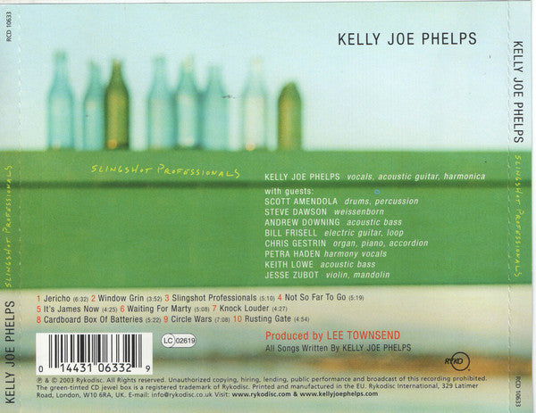 Kelly Joe Phelps : Slingshot Professionals (CD, Album)