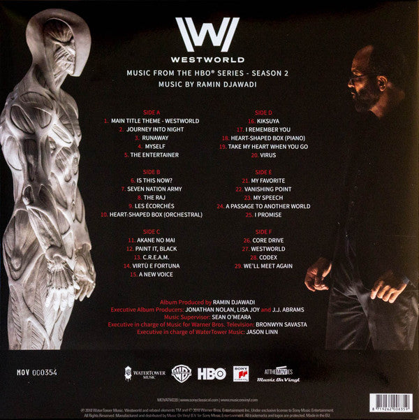 Ramin Djawadi : Westworld (Music From The HBO® Series - Season 2) (3xLP, Album, Dlx, Ltd, Num, Sil)
