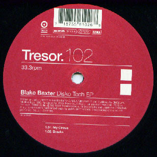 Blake Baxter : Disko Tech EP (12", EP)