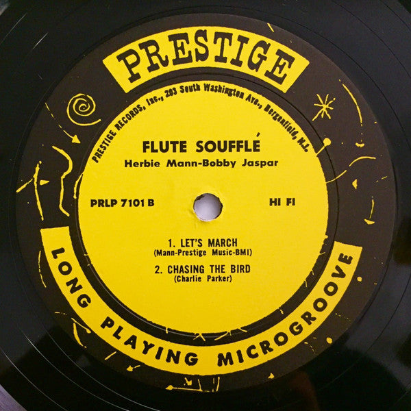 Herbie Mann / Bobby Jaspar : Flute Soufflé (LP, Album, Mono, RP)