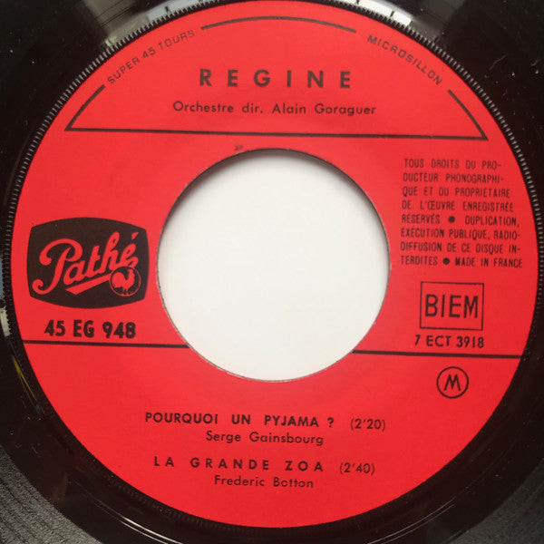 Régine : Pourquoi Un Pyjama (7", EP)