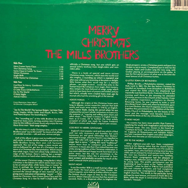 The Mills Brothers : Merry Christmas (LP, Album)
