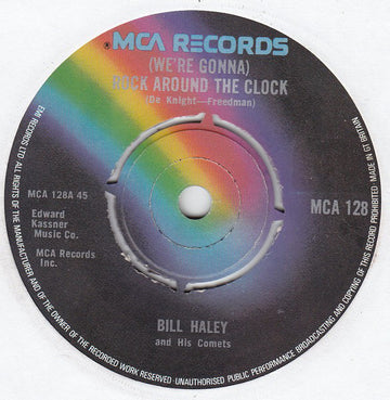 Bill Haley And His Comets : (We're Gonna) Rock Around The Clock (7", Single, 4 P)