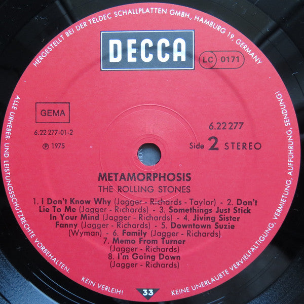 The Rolling Stones : Metamorphosis (LP, Comp, RE)