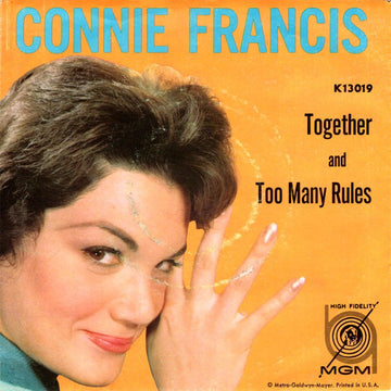 Connie Francis : Together / Too Many Rules (7", Single)