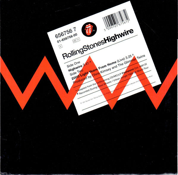 The Rolling Stones : Highwire (7", Single)