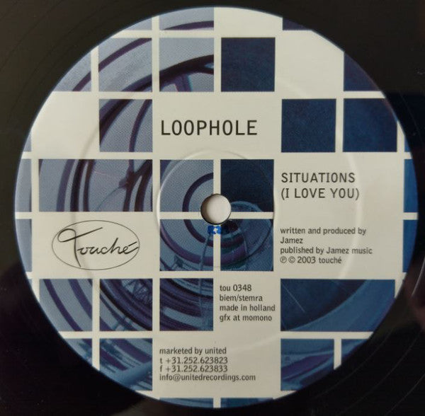 Loophole : Situations (I Love You) (12")