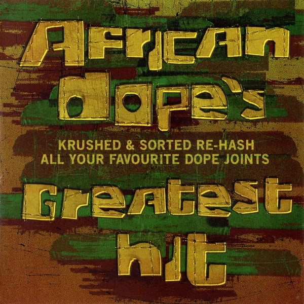 Various : African Dope's Greatest Hit (CD, Comp, Mixed)