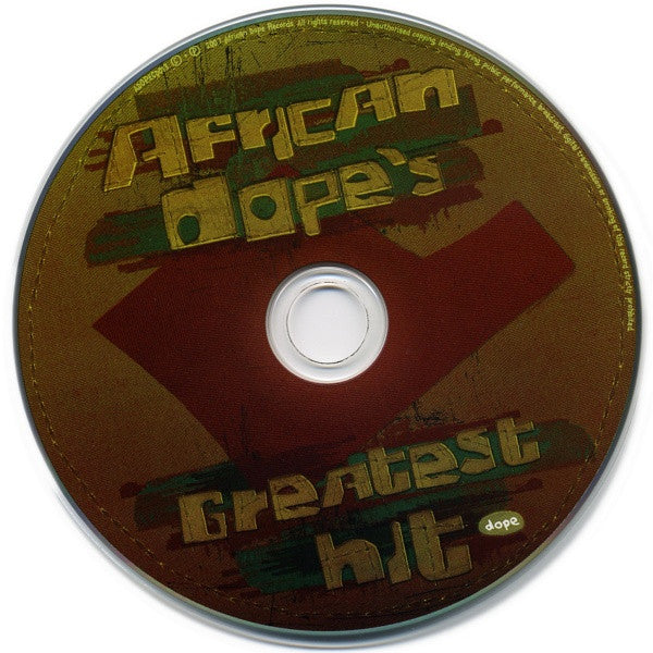 Various : African Dope's Greatest Hit (CD, Comp, Mixed)