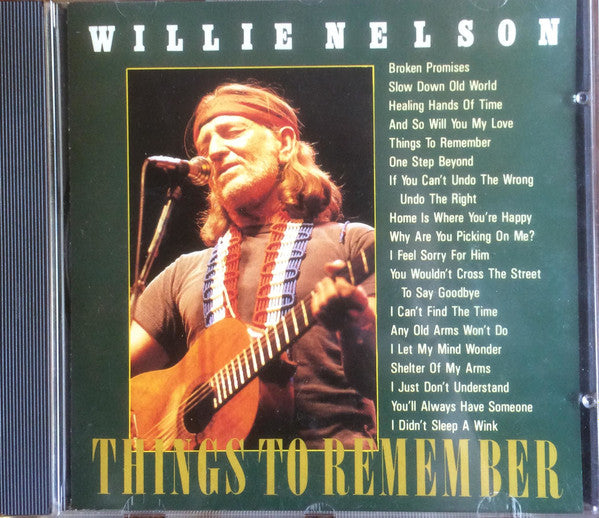 Willie Nelson : Things To Remember (CD, Comp)