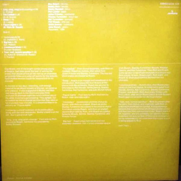 Buddy Rich And Max Roach : Rich Versus Roach (LP, Album)