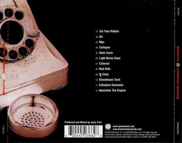 Sparta : Wiretap Scars (CD, Album)