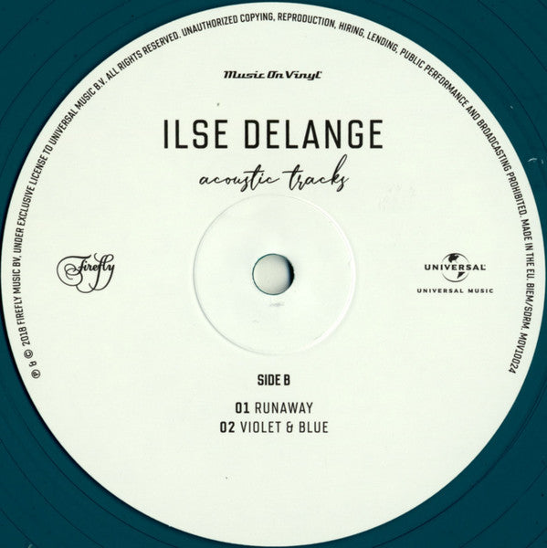 Ilse DeLange : Acoustic Tracks (10", EP, RSD, Ltd, Num, Gre)
