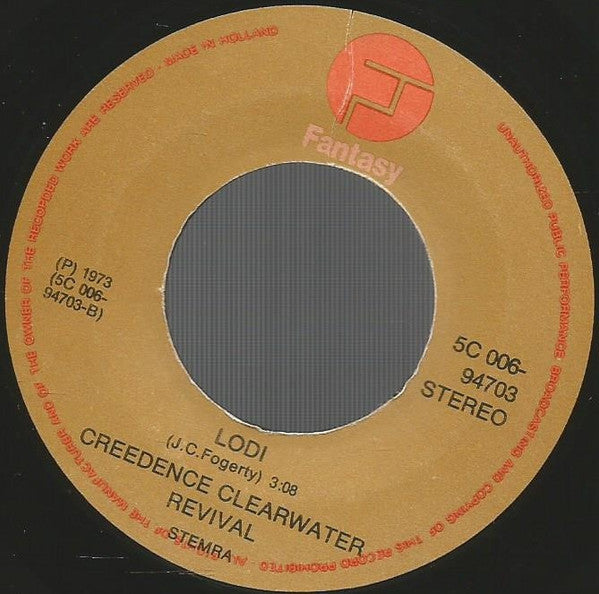 Creedence Clearwater Revival : I Heard It Through The Grapevine / Lodi (7", Single)
