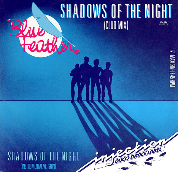 Blue Feather : Shadows Of The Night (Club Mix) (12", Maxi)
