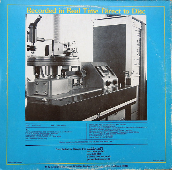 Joe Marcinkiewicz And Blu (9) : Jam Session (12", Album, Dir)