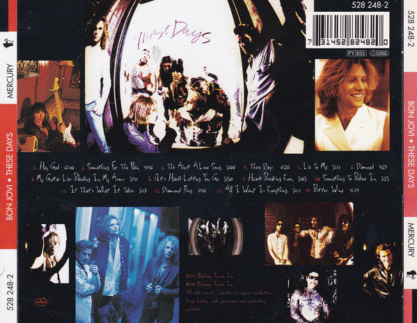 Bon Jovi : These Days (CD, Album)