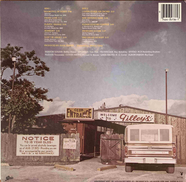 Mickey Gilley : Room Full Of Roses (LP, Album, RE, Car)