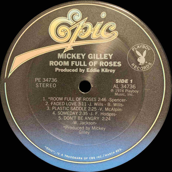 Mickey Gilley : Room Full Of Roses (LP, Album, RE, Car)