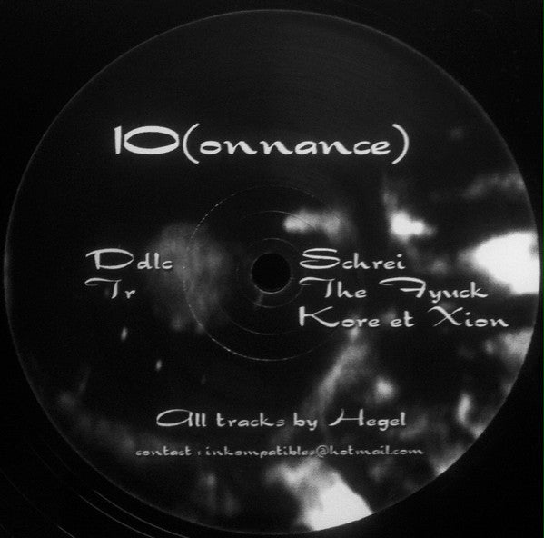 Hegel : 10(onnance) (12")